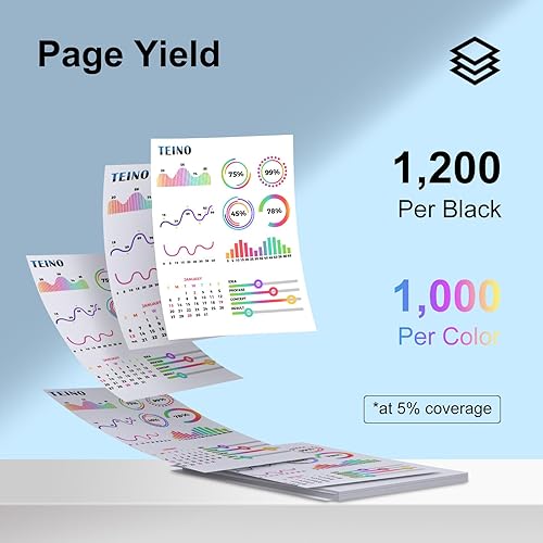 Miniatura 3 de TEINO 910XL - Cartuchos de tinta para impresoras HP, paquete combinado de repuesto remanufacturado para tinta HP 910XL 910 para impresora HP