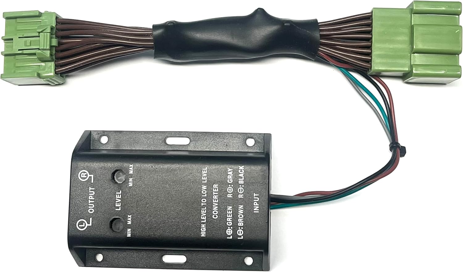 Add A Sub Subwoofer Amp Amplifier Adapter Interface to Factory Car Stereo Radio System Made for Some Chevrolet GMC GM -No Factory Premium Amp/Bose- Vehicles Listed Below