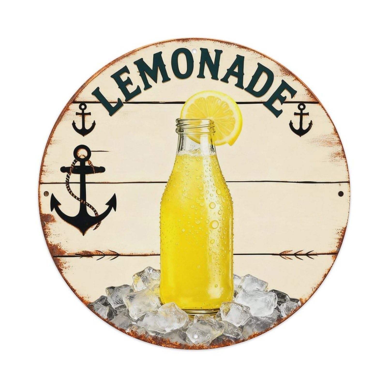 Lemonade Sign Metal Tin Sign Plaque