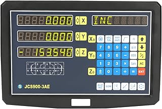 EVTSCAN 11″ LCD 3 Axis Digital Readout Console, DRO for Lathes, Milling Machines, Grinding Machines and EDM, Built in Calculator