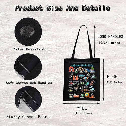 Miniatura 2 de MNIGIU Bolsa de mano del parque nacional Parque Nacional, regalo al aire libre, regalo para amantes de camping, bolsa de mano para cámper
