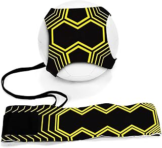 yeacher Treinador de futebol Treinador de chute de futebol Solo praticando futebol Ajuda com cinto ajustável Equipamento de treinamento de futebol todos