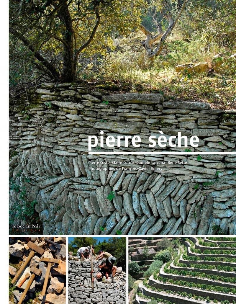 Pierre sèche pour retenir la terre et stopper l'érosion du jardin