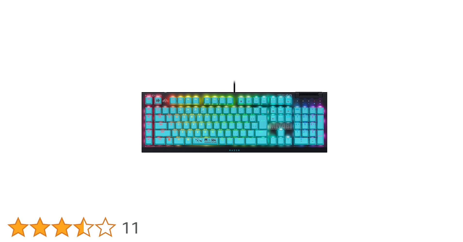 Amazon.co.jp: ゼンレスゾーンゼロ ゲーミングキーボード Razer