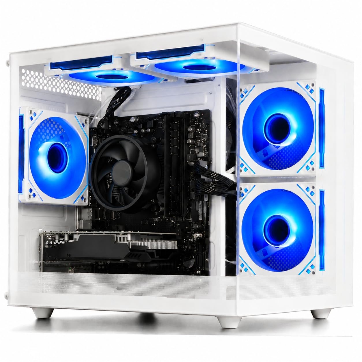 Ryzen 5 4500 Desktop Computer with RX 560 Graphics