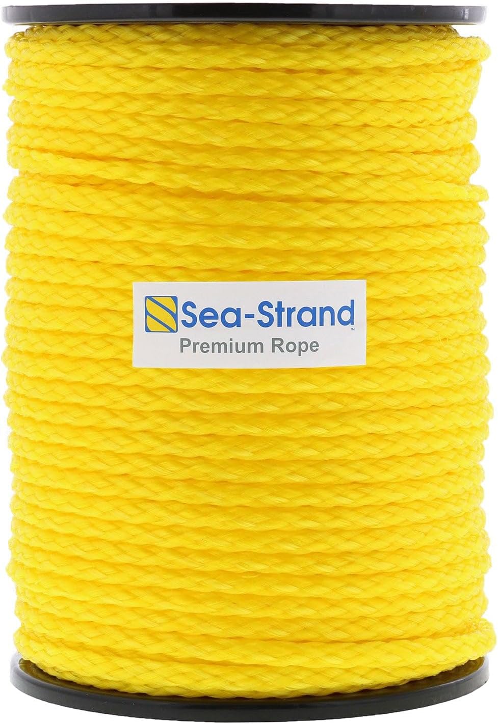 1/2" x 600' Reel, Yellow, 3-Strand Polypropylene Rope for Mooring, Anchoring, Crafts, Swings | Rot Resistant | Heavy Duty