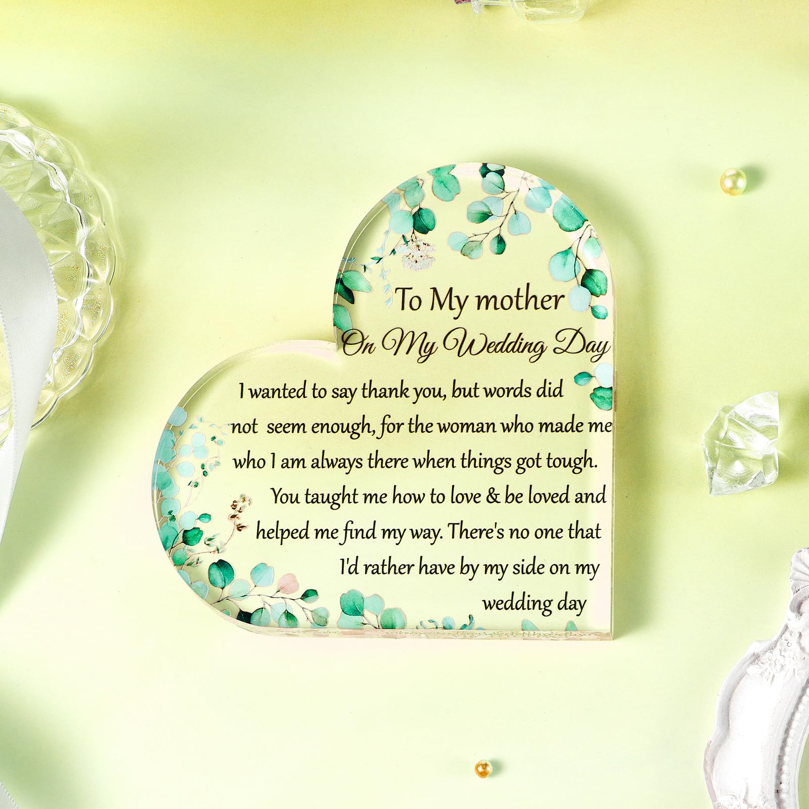 Personalised Thank you to my Mother In Law Wedding Day Card Thank You Mother in Law Card Handmade Customise Hair Wedding gift 492 - Italia