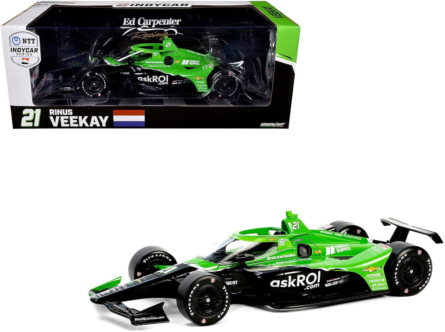 Greenlight 1:18th Ed Carpenter Racing #21 Rinus VeeKay 2024