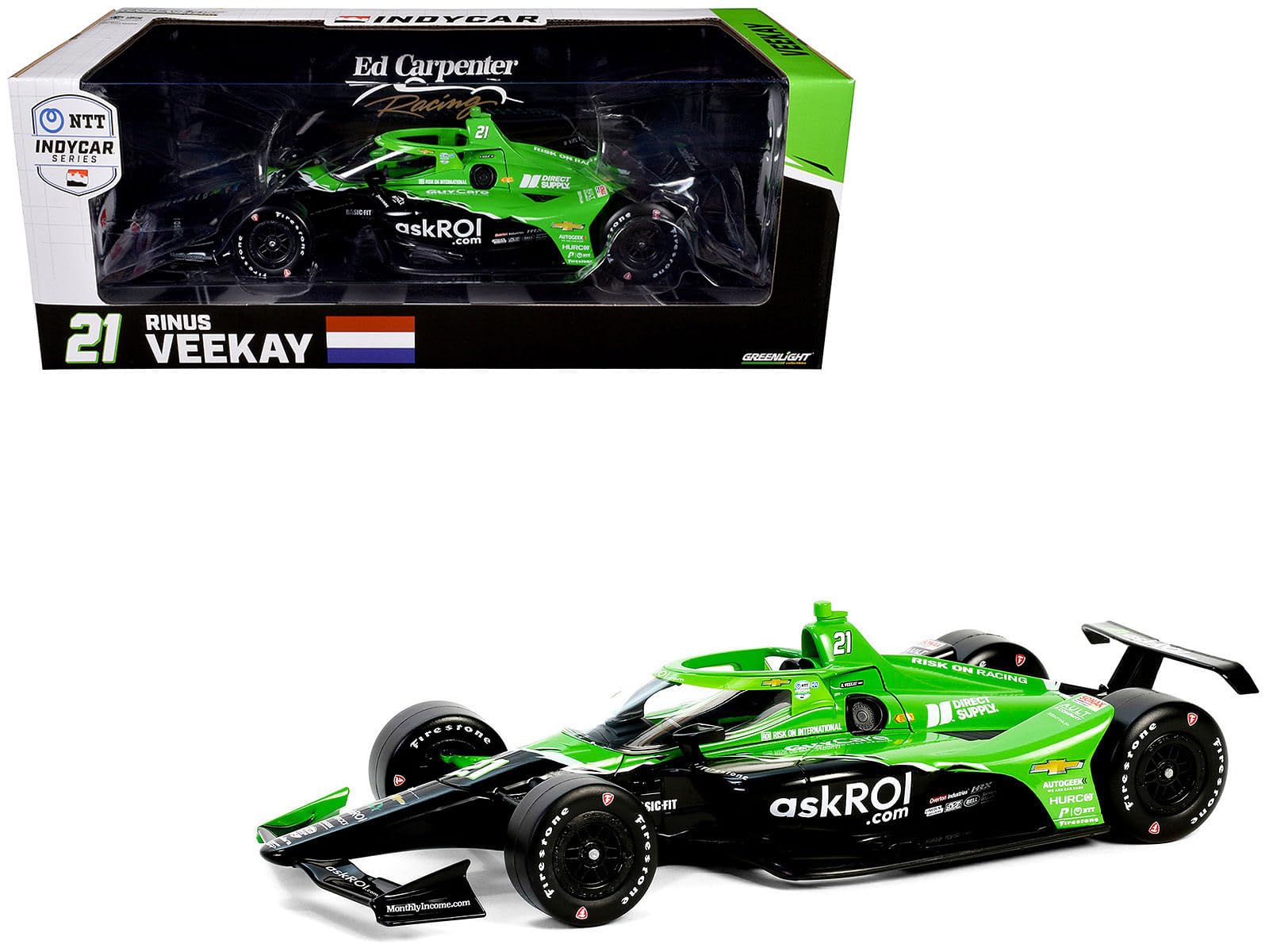 Greenlight 1:18th Ed Carpenter Racing #21 Rinus VeeKay 2024
