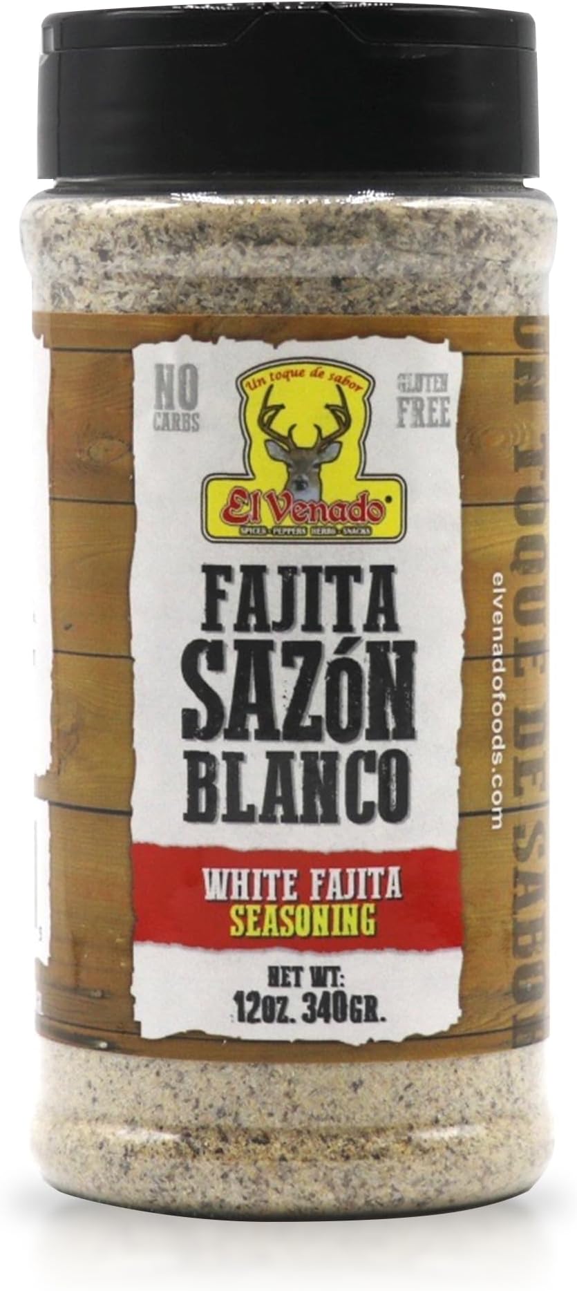 Fajita Sazon Blanco 12oz - Elevate your Culinary Creations with this Irresistibly Flavorful and Bold White Fajitas Seasoning Mix for Grilling, Searing, and Sautéing. - (Pack of 1)