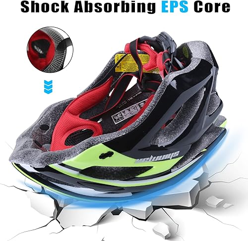 Miniatura 8 de Casco de bicicleta para hombre y mujer, casco de bicicleta Shinmax con luz trasera y visera desmontable