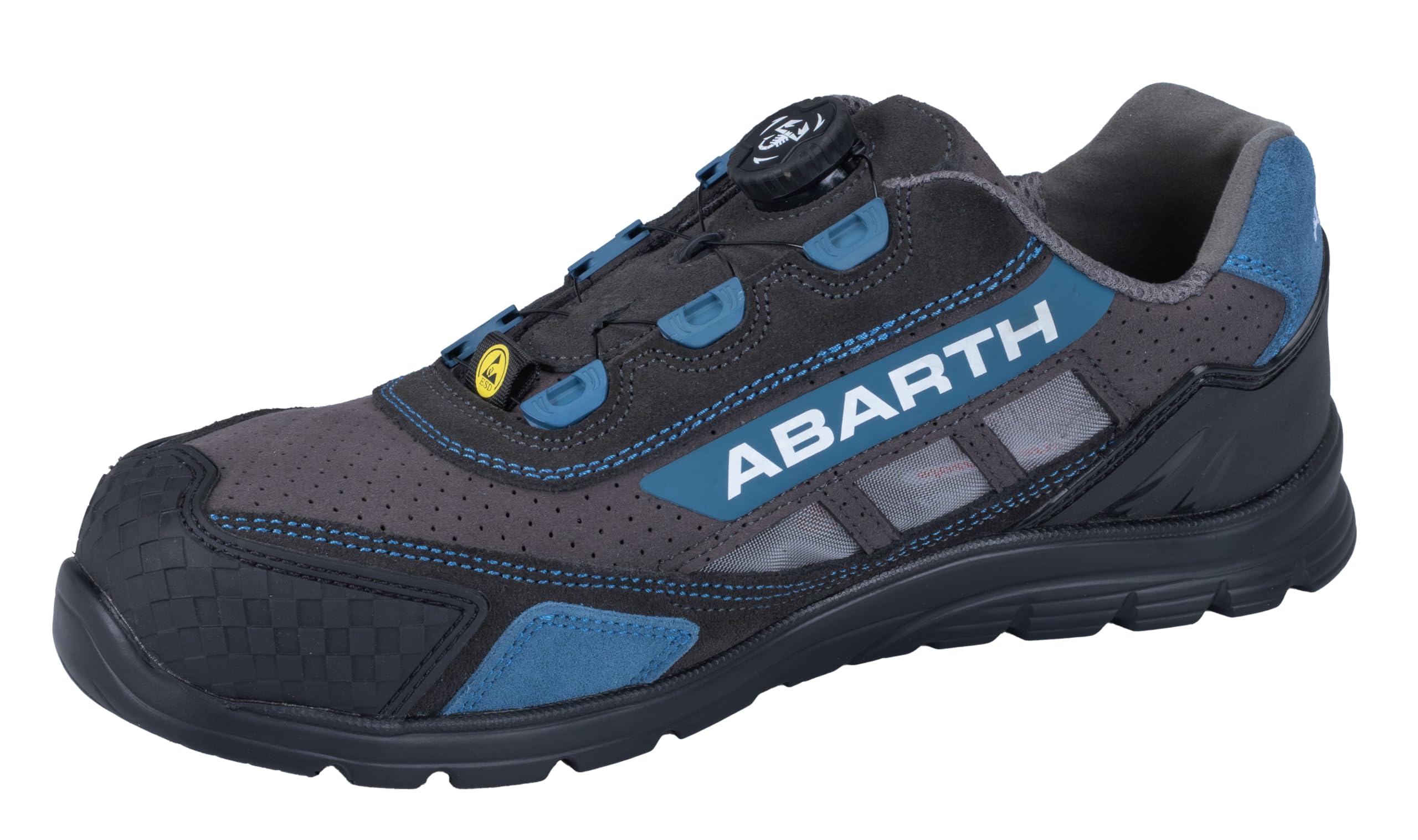 Abarth Safety Truck Plus Sandal S1PS Zapatillas de Trabajo de Seguridad con Cierre Rotativo