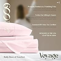 Vista 88 de MAYFAIR LINEN Twin XL Fitted Sheet Only - 100% Egyptian Cotton 600 Thread Count 16" Deep Pocket Fitted Sheet Twin XL, Cooling Sateen Elastic Bottom