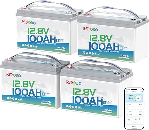 Miniatura 18 de Redodo Batería de litio LiFePO4 de 12V 12Ah, celdas de grado automotriz, 4000 ciclos profundos, 3.2 libras ultra ligeras, protección BMS, batería