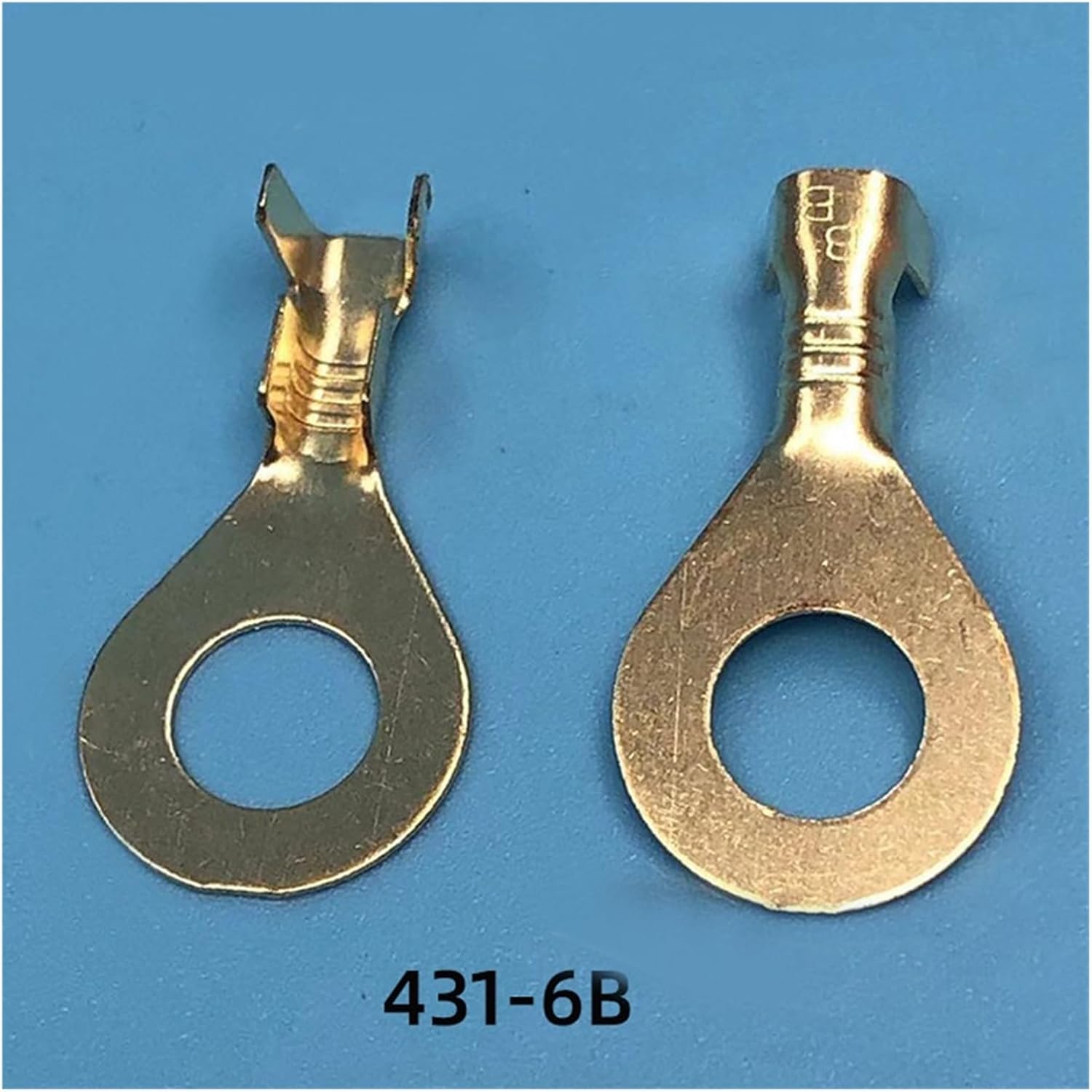 20 PCS Automatic Splicing Ring Round Terminal Crimp Loose Pin Wiring Plug Blade Copper Open Nose DJ431-3B DJ431-4B (Color : 12B Female, Size : 20 sets)