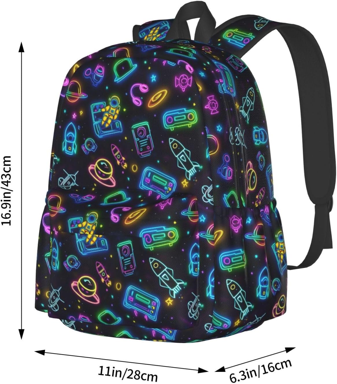 Game Backpack School Bag Lightweight Bookbag Laptop Travel Daypack For Kids Girls Boys Teens - Image 3