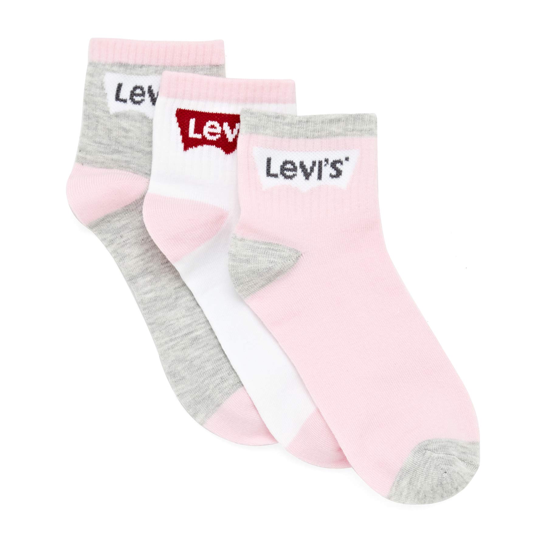 Levi's Boy's Batwing Mid Cut 3pk Xl0078 Casual Sock, 9/11