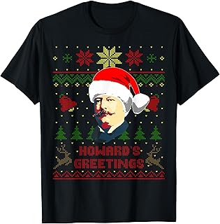 William Howard President TAFT Ugly Christmas Sweater Holiday T-Shirt