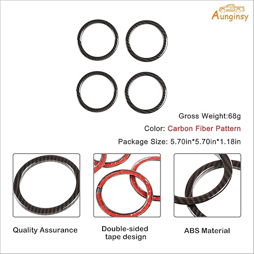 Miniatura 7 de Aunginsy Anillo de salida de aire acondicionado para consola central compatible con Toyota Tundra 2014-2021, consola de instrumentos+cubierta de