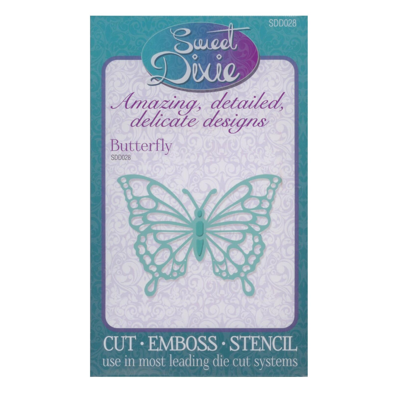 Sweet Dixie Gold Dies Metal Butterfly Die,