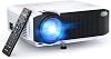 Projector, 2022 Upgraded 4500L 1080P HD and 180