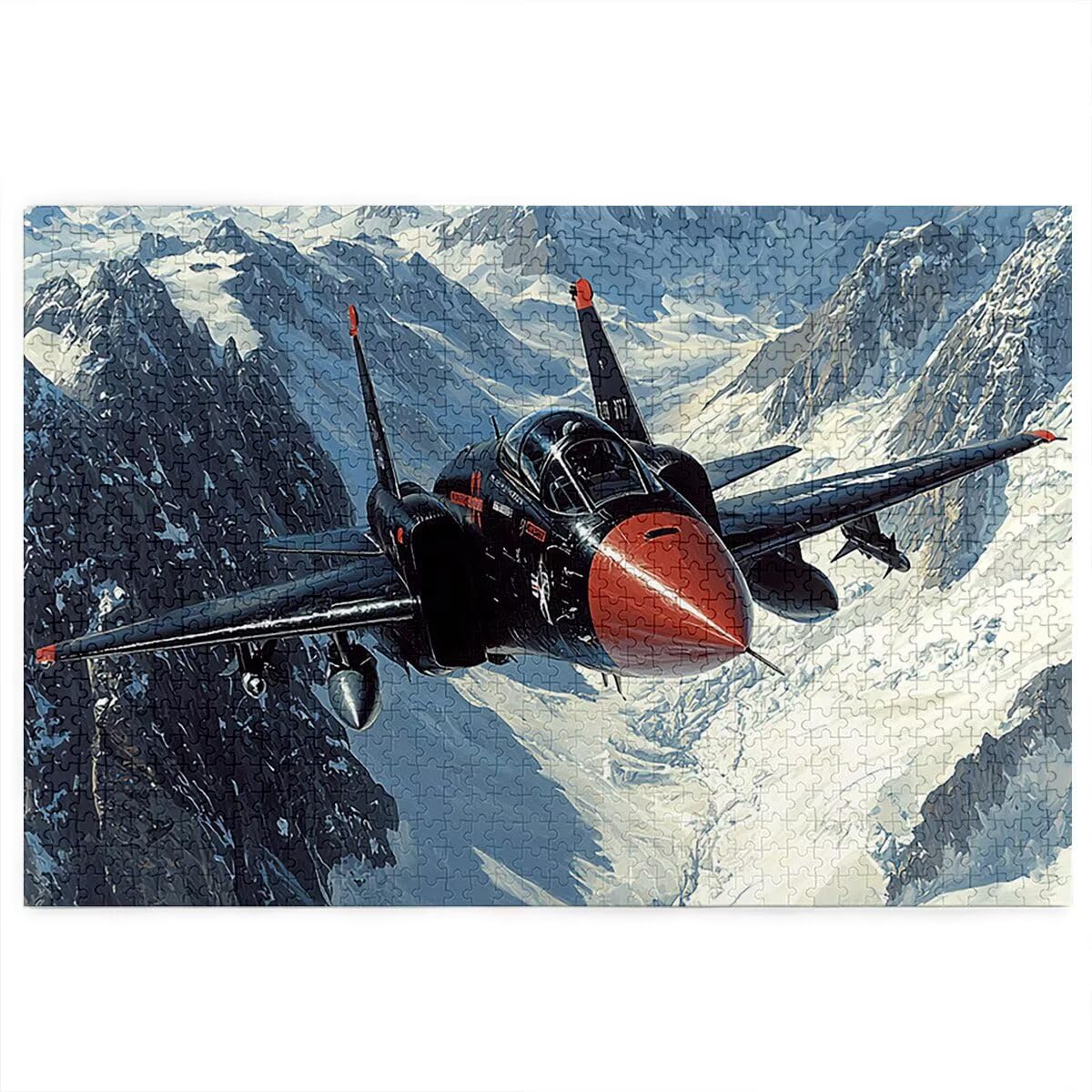Puzzle 2000 Piezas Avión, Puzzle Invierno con Caja Regalo Adultos, DIY 2000 Piezas Rompecabezas de Madera para Adultos, Rompecabezas Desafiante para Decoración del Hogar y Paredes, Regalo Mujer, G-87