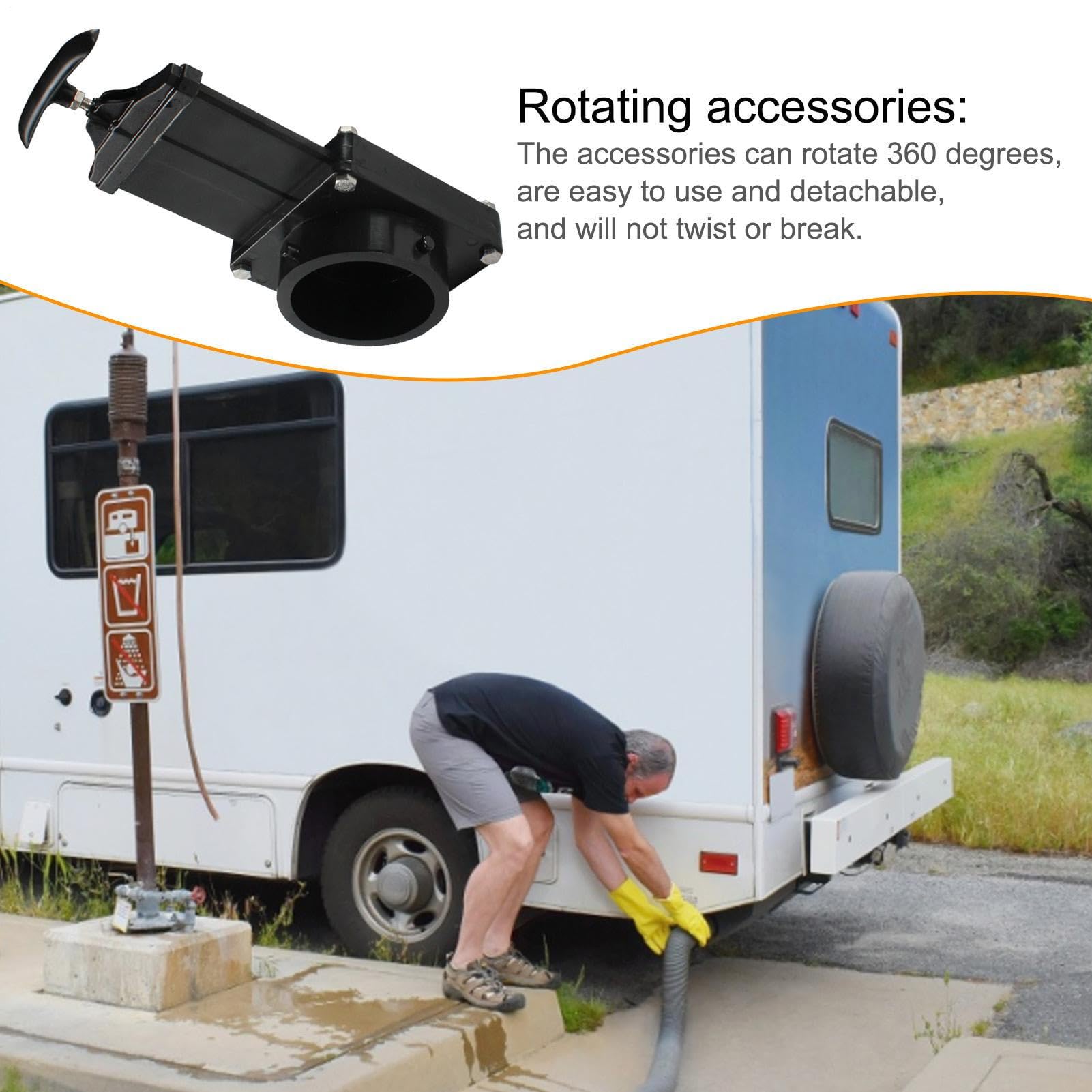 Tuyau de vidange de camping-car - kit de tuyau de rebut pour camping-car