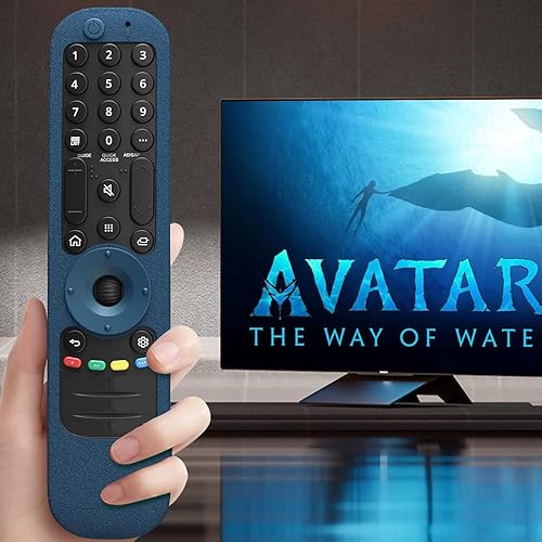 Miniatura 6 de Funda protectora de silicona para LG Smart TV Magic Remotes, para LG AN-MR21GA  AN-MR21GC  MR22GA  MR22GN  MR23GA  Magic Remotes 2021-2024 (azul