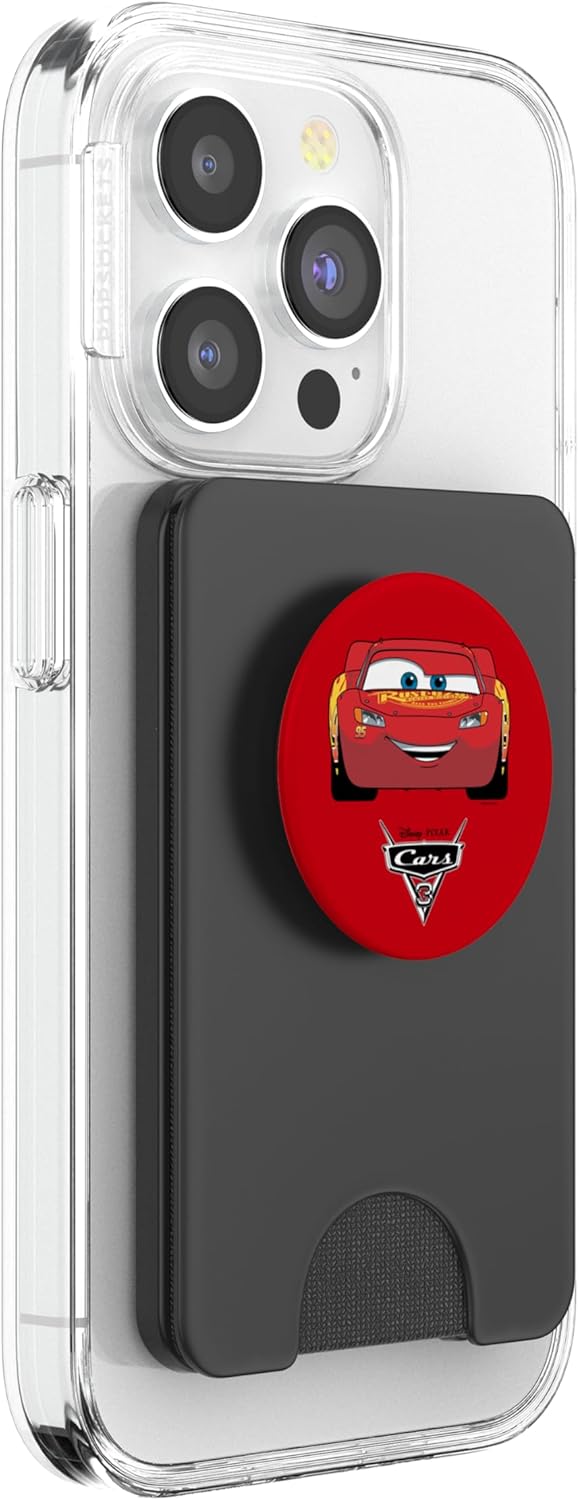 Cars - Lightning McQueen PopSockets PopWallet for MagSafe