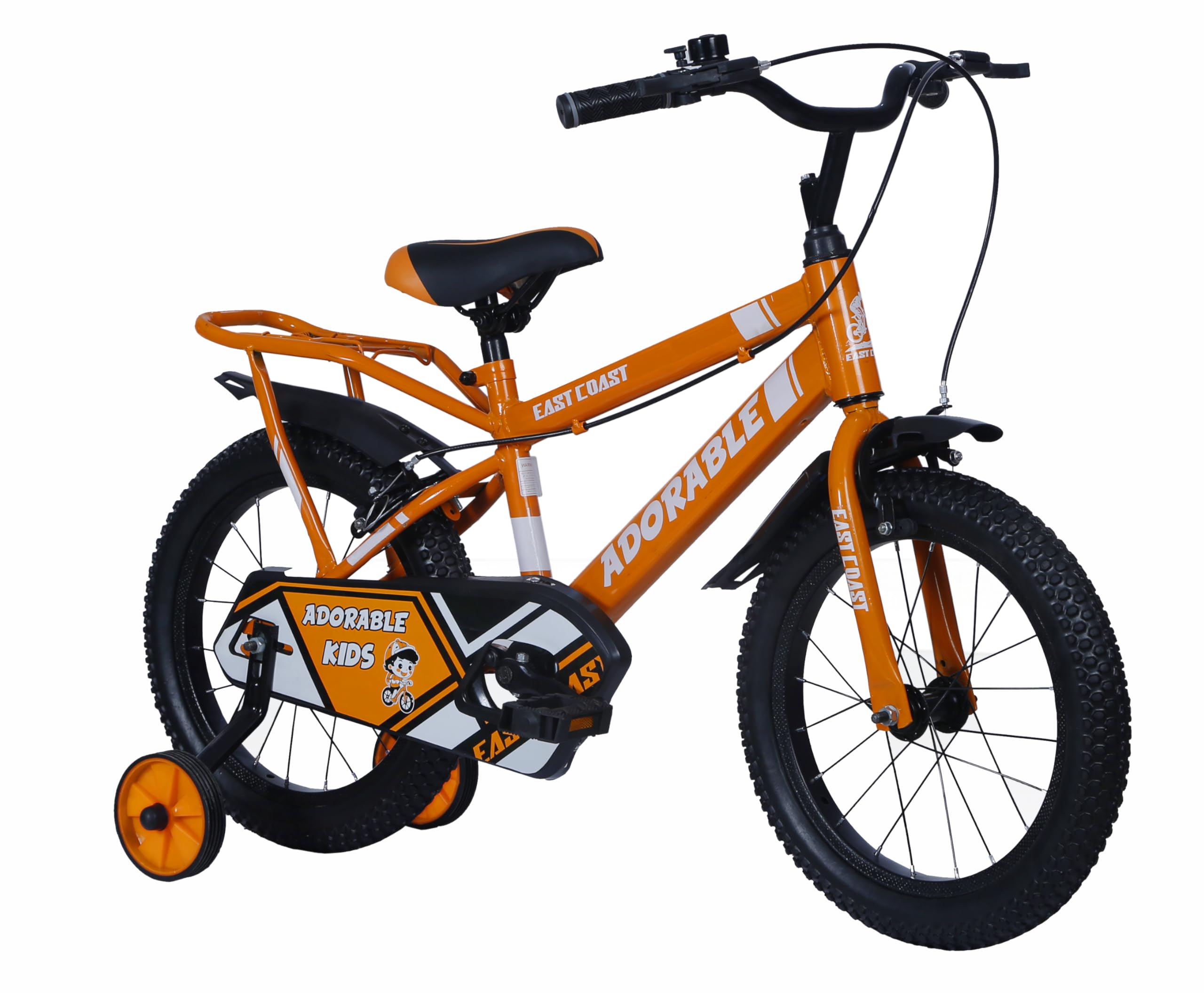 EAST COAST Adorable 16T Cycle for Kids 4 to 8 Years- Bicycle for Kids 95% Pre-Assembled (Orange)-picture-31