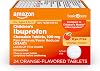 Amazon Basic Care Childrens Ibuprofen Chewable Tablets, Pain Reliever and Fever Reducer, Orange Flavor, Ages 2-11, Lasts up to 8 Hours, 100 mg, 24 Count