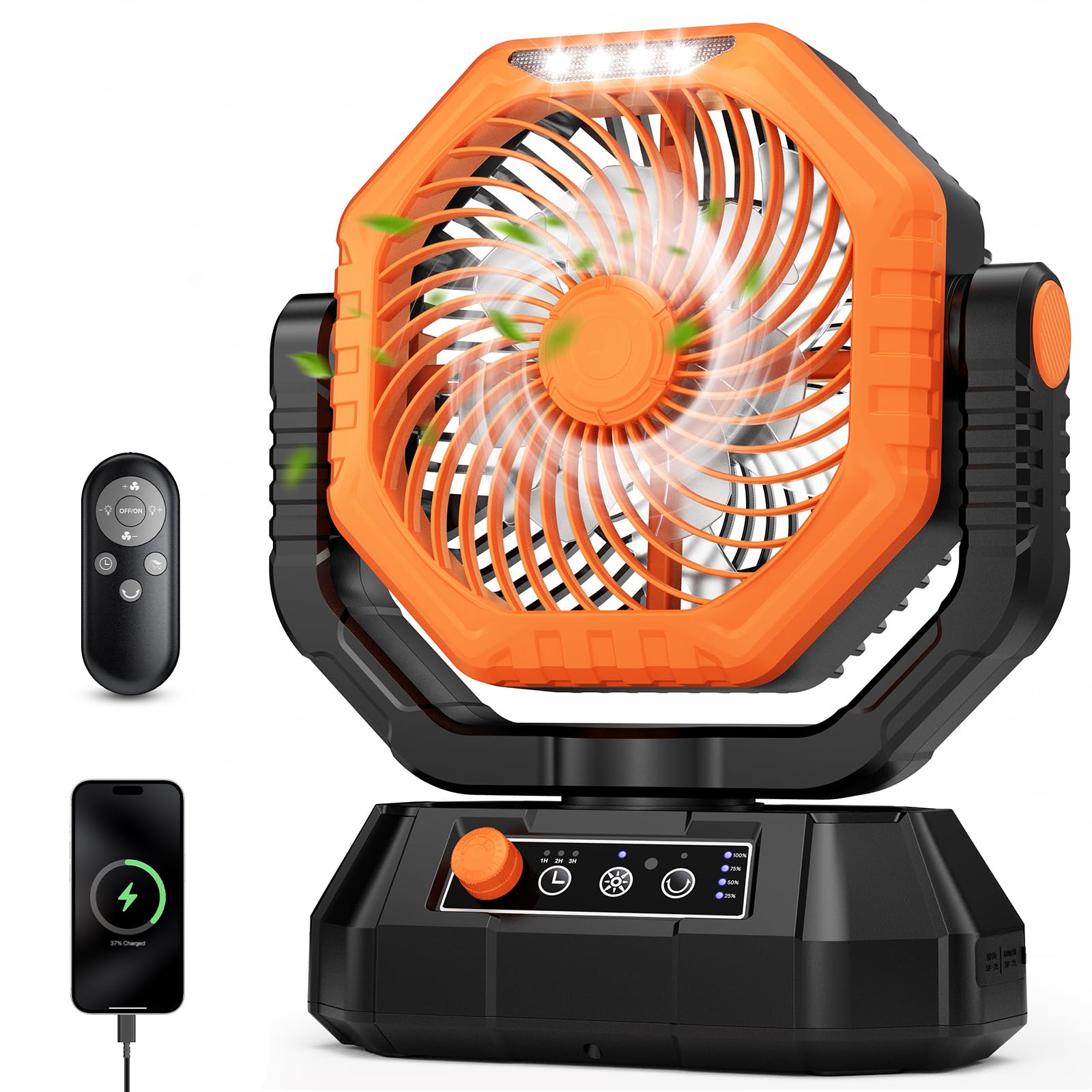 AJVV Camping Fan with Light