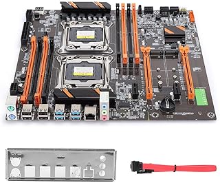 Desktop Computer Motherboard, RTL8111H DDR4 Motherboard for Intel X99, LGA 2011-3 CPU, DDR4 3000/2666/2400 / 2133MHz, 6-Channel Sound Chip, NVME PCIE X4
