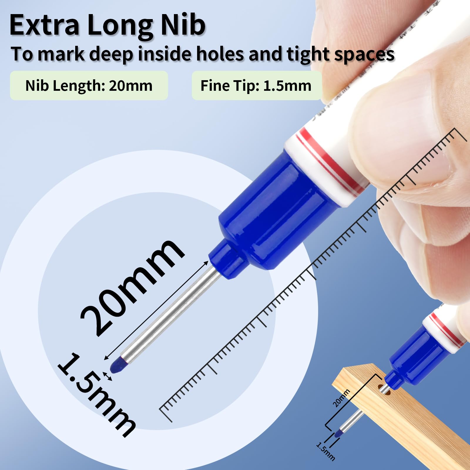 Long Reach Marker Pens - 15 Colors, FREE SHIPPING -2