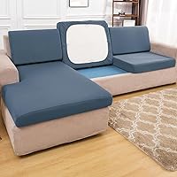 Vista 8 de Fundas de cojín para sofá seccional en forma de L, funda elástica para sofá con diván, protector de muebles para sala de estar, fundas elásticas #1