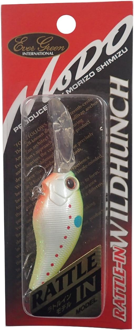 Evergreen Crankbait Mode Rattle in Wild Handches, 2.0 inches (5.2 cm), 0.4 oz (10 g)