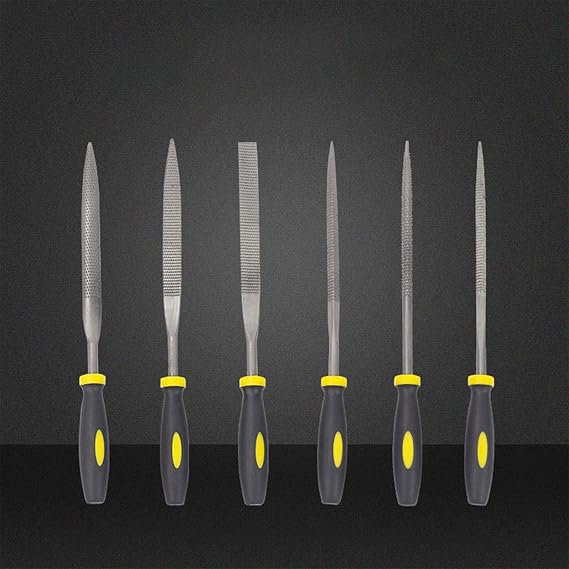 SM SunniMix Premium rasp set, hardened strength steel carved handcrafted tool grip wood rasp set, engineers' file set for woodworking, 0.3×14 cm