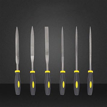 SM SunniMix Premium rasp set, hardened strength steel carved handcrafted tool grip wood rasp set, engineers' file set for woodworking, 0.3×14 cm