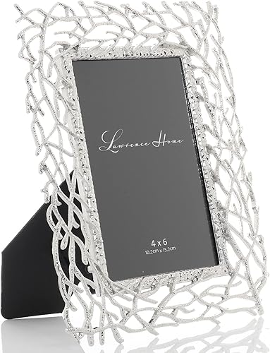 Miniatura 3 de Lawrence Frames Marco de rama plateada, 4x6