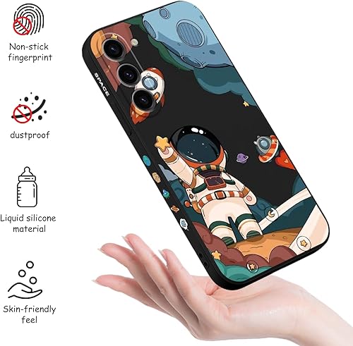 Miniatura 5 de Funda protectora suave para Samsung Galaxy S23 Plus, diseño de astronauta de dibujos animados, a prueba de golpes, anticaídas, funda protectora