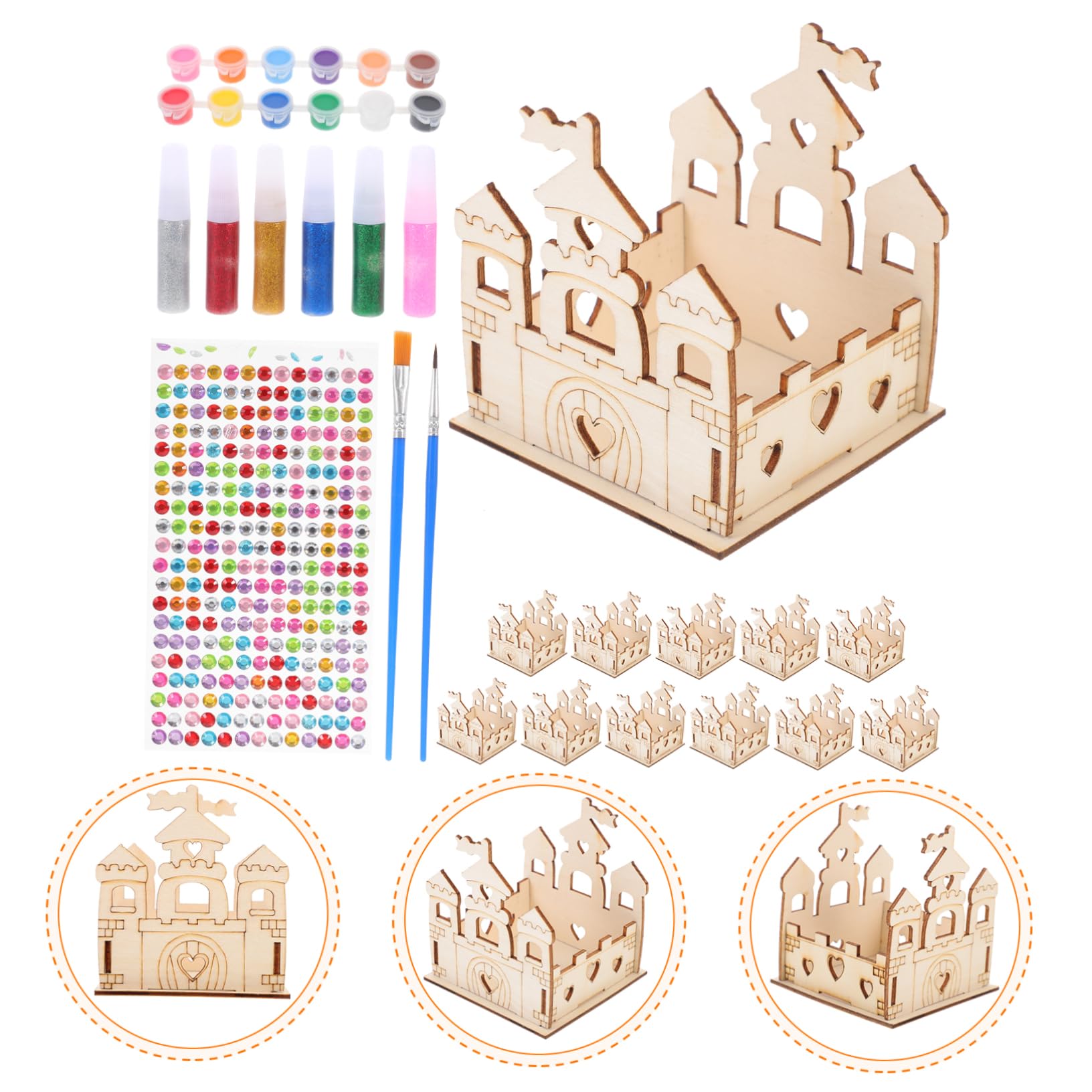 Modello in Legno Giocattolo Artistico Fai Da Te Giocattolo Personalizzabile Verniciabile Gioco Creativo Gioco Fai Da Te