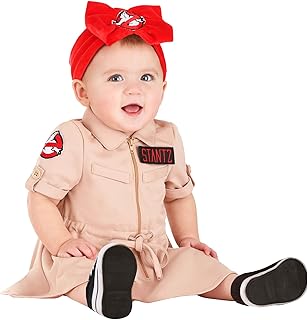 Authentic Ghostbusters Costume for Infants, Baby Costume Dress, Ghost Hunter Outfit for Cosplay & Halloween