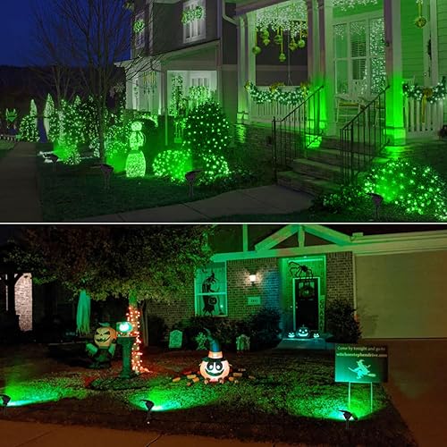 Miniatura 5 de T-SUN Luces solares para exteriores, impermeables, IP65, paquete de 6 luces LED solares que cambian de color, IP65, impermeable, inteligente,