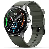 Woneligo Smart Watch,1.57inch AMOLED Touchscreen Fitness Watch for iPhone & Android,Heart Rate/Sp02/Sleep Monitor,110+ Sport Modes IP68 Waterproof Bluetooth Calls,2 Bands (Green, 1.57)