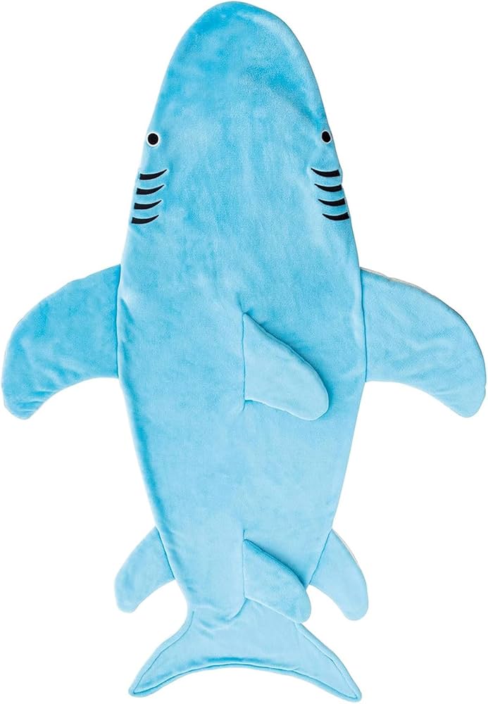 Amazon｜丸眞 マーメイドブランケット ホオジロザメ H170×100cm 大人用