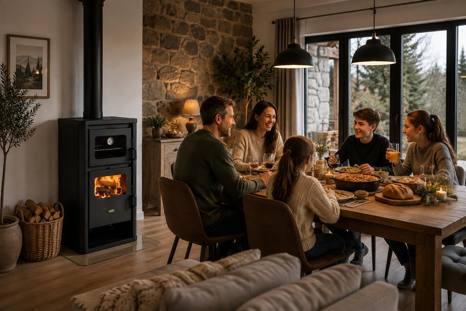 Prity - Stufa FM D con forno, 12 Kw