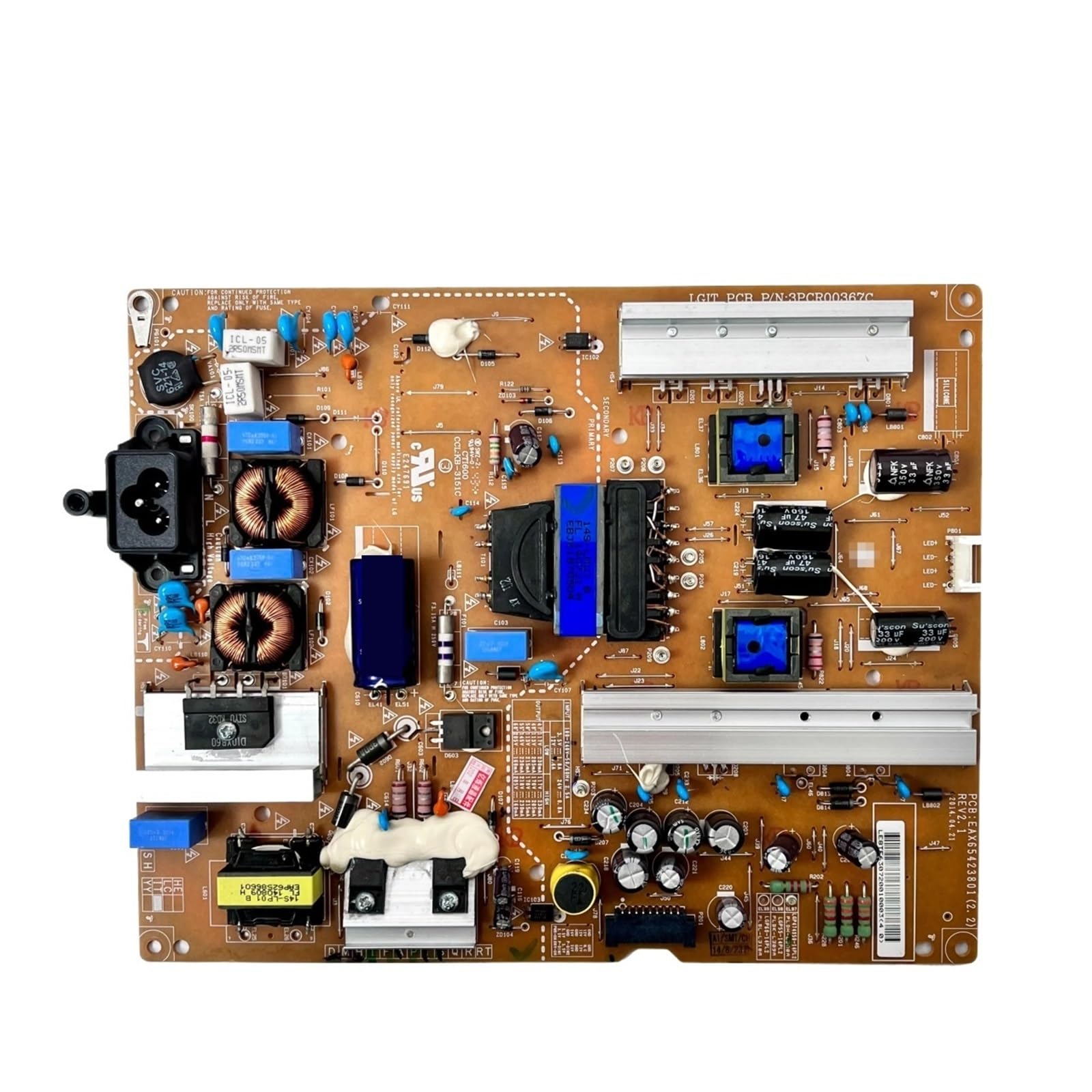 Carte d'alimentation TV EAX65423801, accessoire de remplacement unitaire - 5