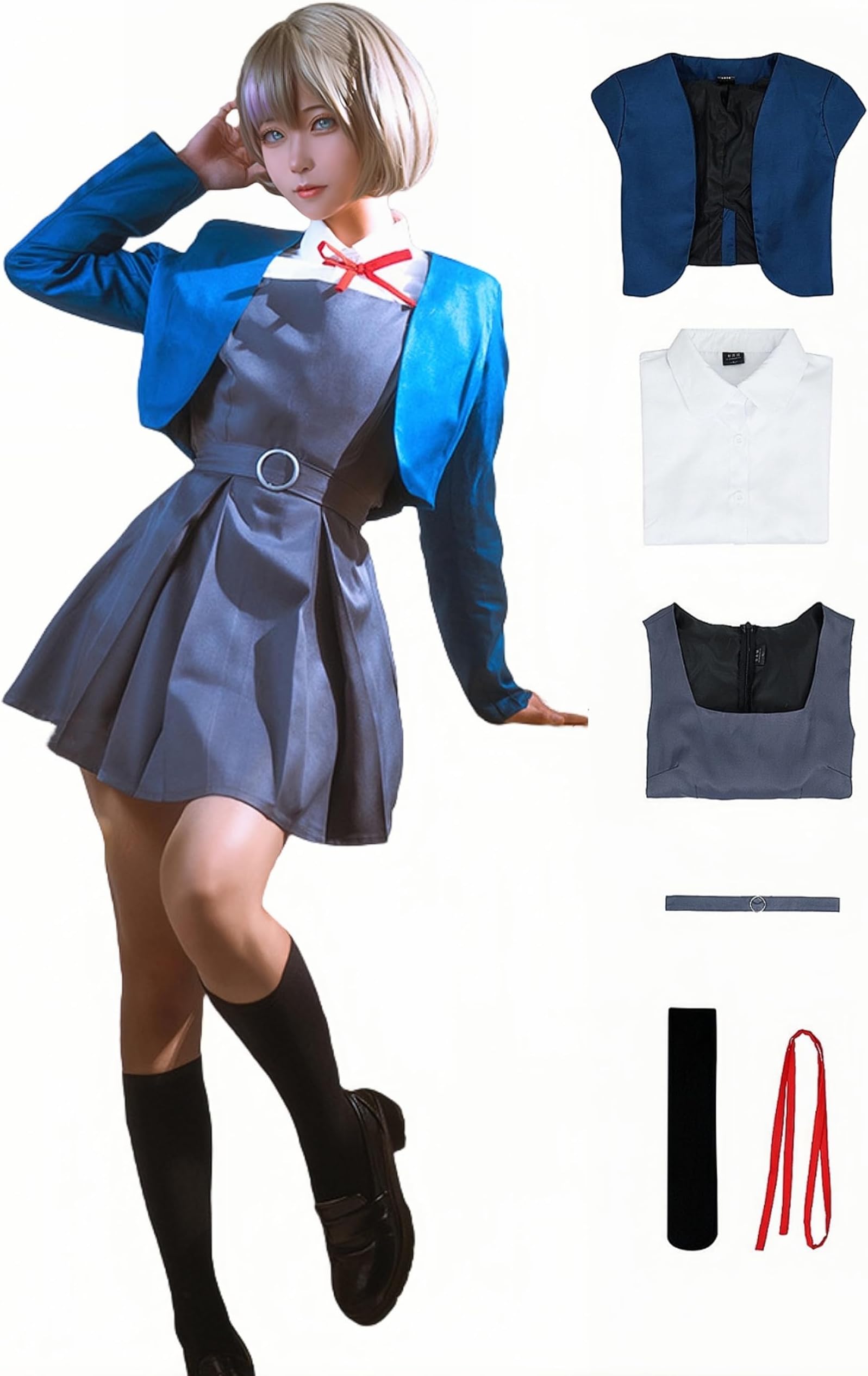 Shibuya Kanon Cosplay Costume, Love Live Superstar Tang Keke Cosplay Dress Outfit, Halloween JK School Uniform