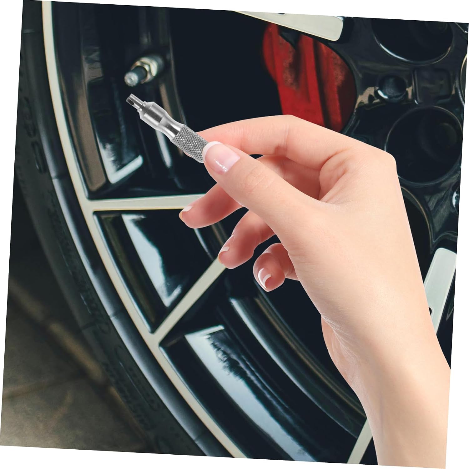 Bicycle Valve Core Removal Tool Extractor for Tire Repair Mini Stainless Steel Design Keychain for and Bikes Essential Valve Core Remover for Easy Maintenance