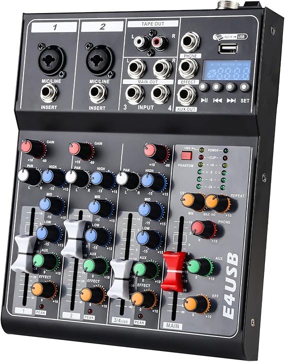 Pro Audio Mixer Soundboard Console System Interface 4